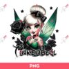 Tinkerbell And Black Rose PNG, Tinkerbell PNG, Fairy And Black Rose PNG