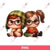 UP EL Chavo PNG, Cute Cartoon Couple PNG