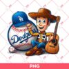 Woody LA Dodgers PNG, Toy Story Baseball PNG, Woody Los Angeles Dodgers Baseball PNG