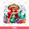 Ariel Mermaid Cinco De Mayo PNG, Ariel Princess Mexico Festival PNG
