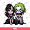 Beetlejuice Movie PNG, Beetlejuice Horror Couple PNG, Horror Movie Characters PNG