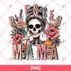 Blessed Mama To The Bone PNG, Mothers Day PNG, Skull Messy Bun Mom PNG