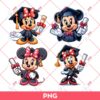 Bundle Minnie Mouse Graduation 2024 PNG, Disney Characters Senior PNG, Minnie Mouse School PNG