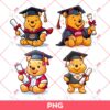 Bundle Winnie The Pooh Graduation 2024 PNG, Pooh Senior 2024 PNG
