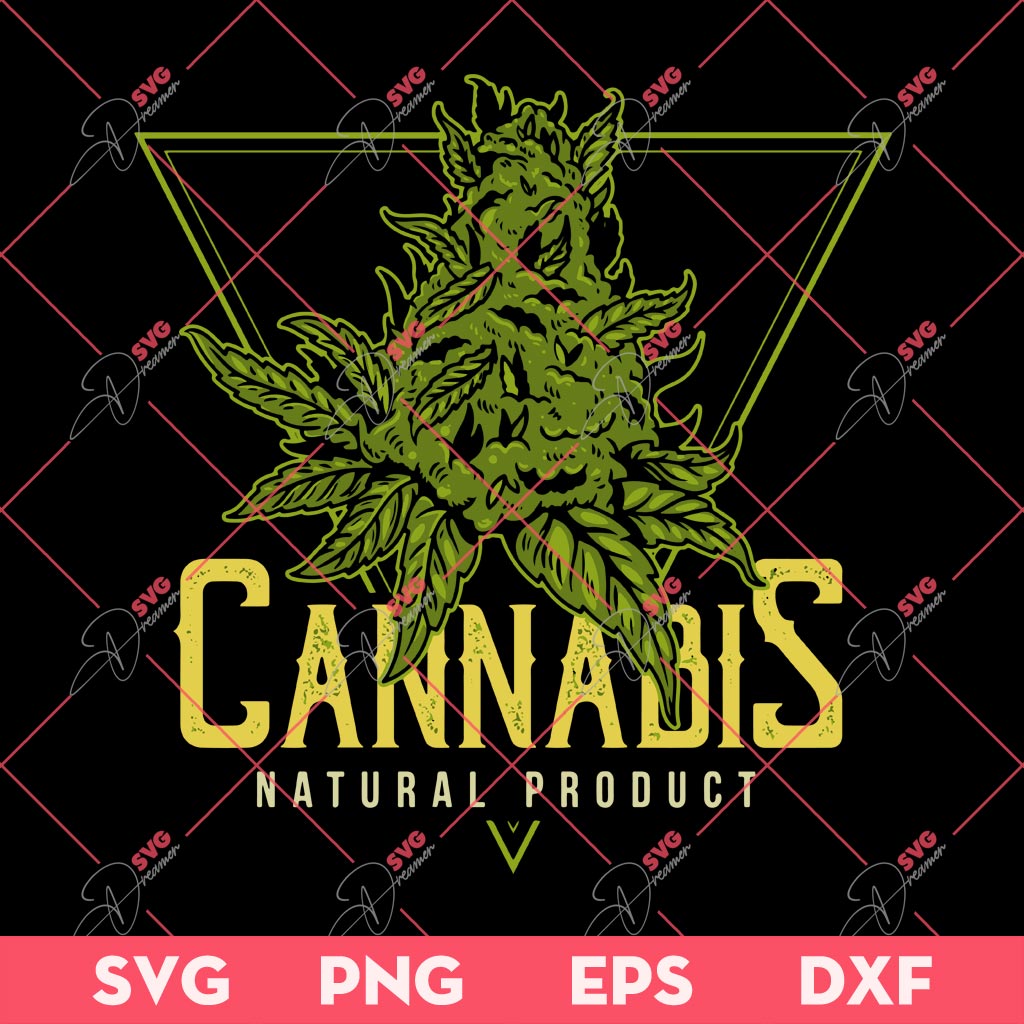 Cannabis Natural Product SVG PNG, 420 Weed SVG PNG, Marijuana SVG PNG