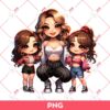 Chicana Mom And Daughters PNG, Mama Chingona PNG, Mothers Day PNG