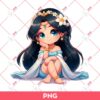 Cute Chibi Jasmine PNG, Disney Jasmine Princess PNG