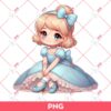 Cute Cinderella PNG, Cinderella Princess Chibi PNG, Disney Princess PNG