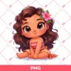 Cute Moana PNG, Chibi Disney Princess PNG