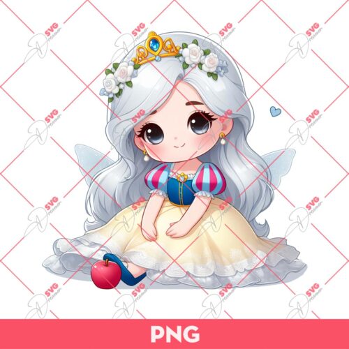 Cute Snow White Princess PNG, Cute Disney Princess PNG