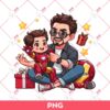 Dad And Son Iron Man PNG, Dad Superhero PNG, Fathers Day PNG