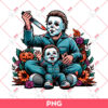 Dad And Son Michael Myers PNG, Horror Characters Dad PNG, Fathers Day PNG