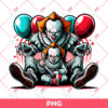Dad And Son Pennywise PNG, Horror Characters Dad PNG, Fathers Day PNG