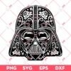 Darth Vader Mandala SVG, Star Wars Movie Mandala Enchanted Rose SVG PNG