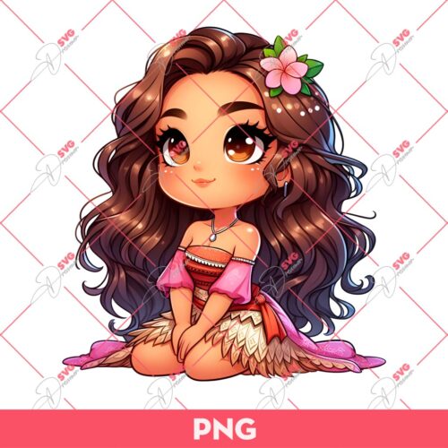 Disney Princess Moana PNG, Cute Moana PNG, Disney Characters PNG