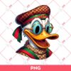 Donald Duck Gucci Fashion PNG, Disney Donald Wearing Gucci Outfits PNG