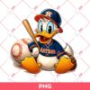 Donald Duck Houston Astros PNG, Disney Duck Baseball PNG