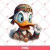Donald Gucci PNG, Donald Duck Wearing Gucci Fashion PNG