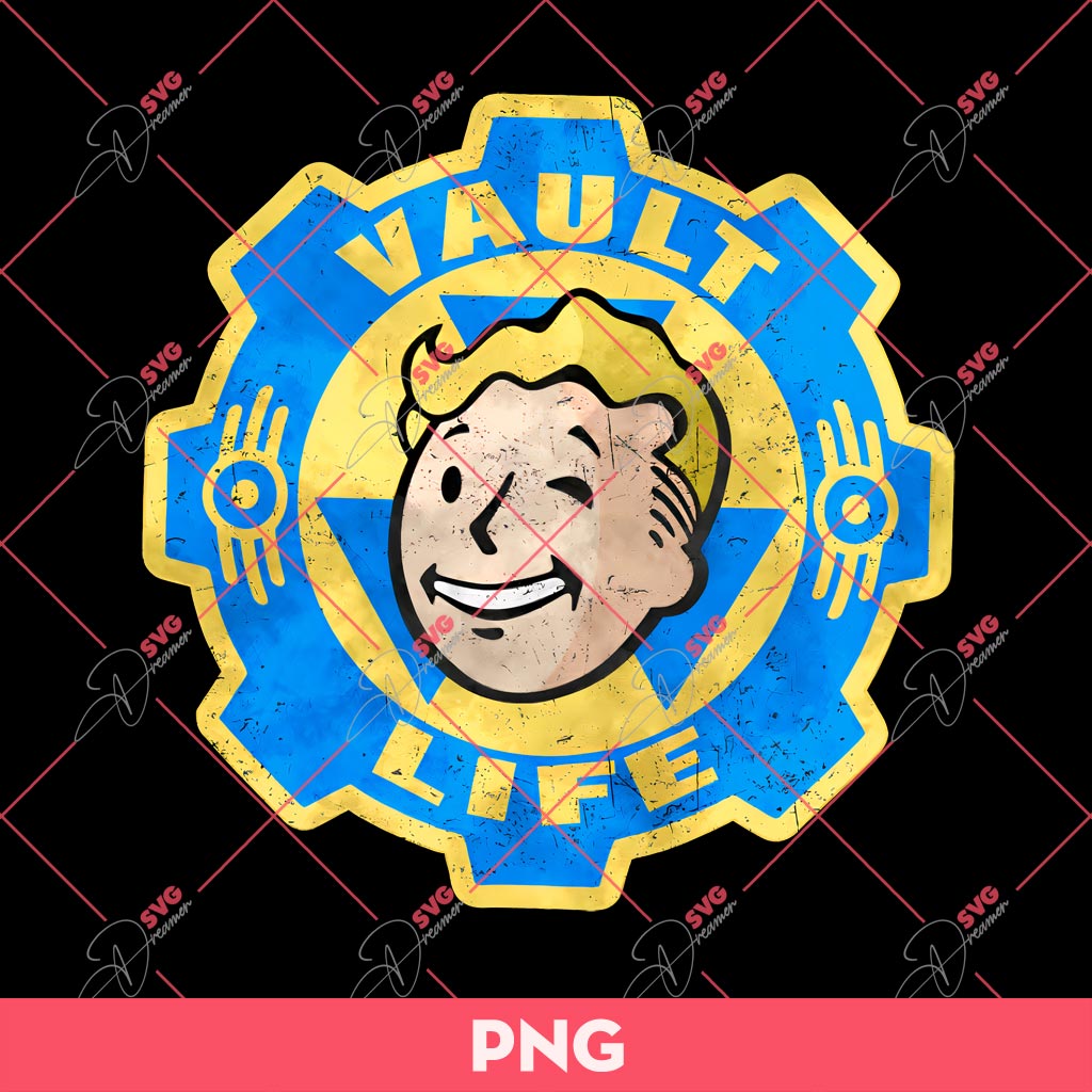Fallout Vault Life Gamer PNG, Vault Boy Gamer PNG, Fallout PNG