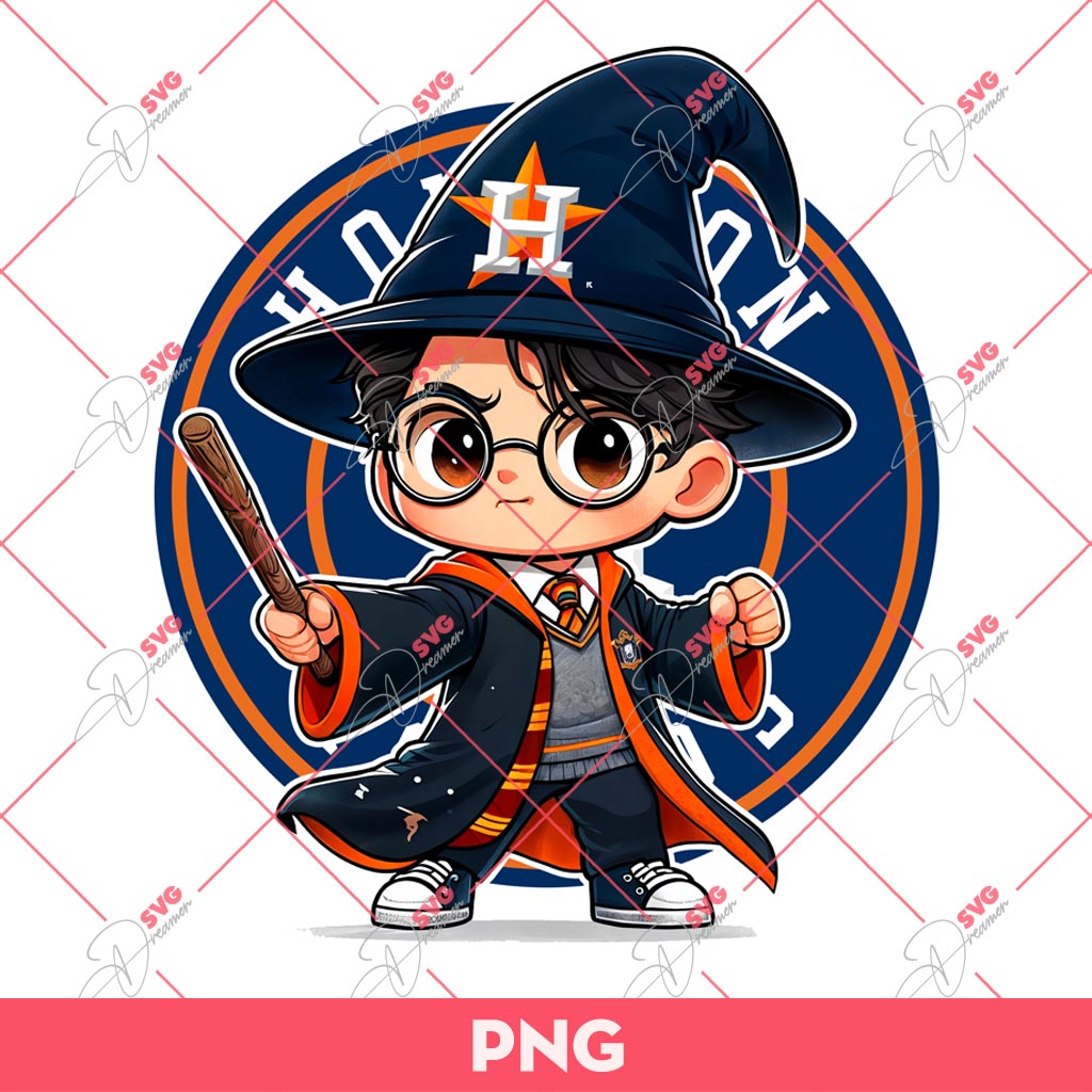 Harry Potter Baseball Houston Astros PNG, Harry Potter Astros PNG