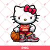 Hello Kitty Atlanta Hawks PNG, Kitty Hawks NBA PNG, Kitty Basketball PNG