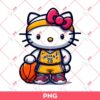Hello Kitty Indiana Pacers PNG, Hello Kitty Basketball NBA Pacers PNG