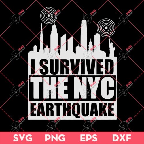I Suvived The NYC Earthquake SVG, New York Earthquake 2024 SVG