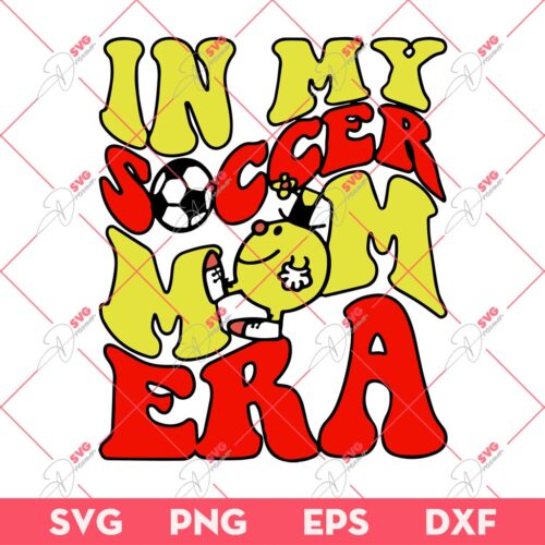 In My Soccer Mom Era SVG PNG, Little Miss Mom SVG PNG