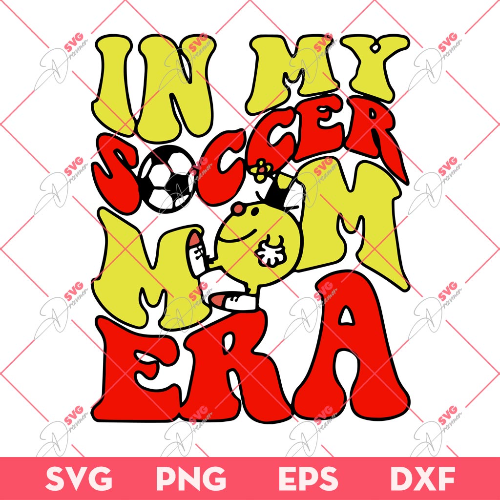 In My Soccer Mom Era SVG PNG, Little Miss Mom SVG PNG
