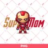 Iron Man Super Mom PNG, Superhero Mom PNG, Mothers Day Gift PNG