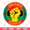 Juneteenth Freedom Day SVG, Black History 1865 SVG