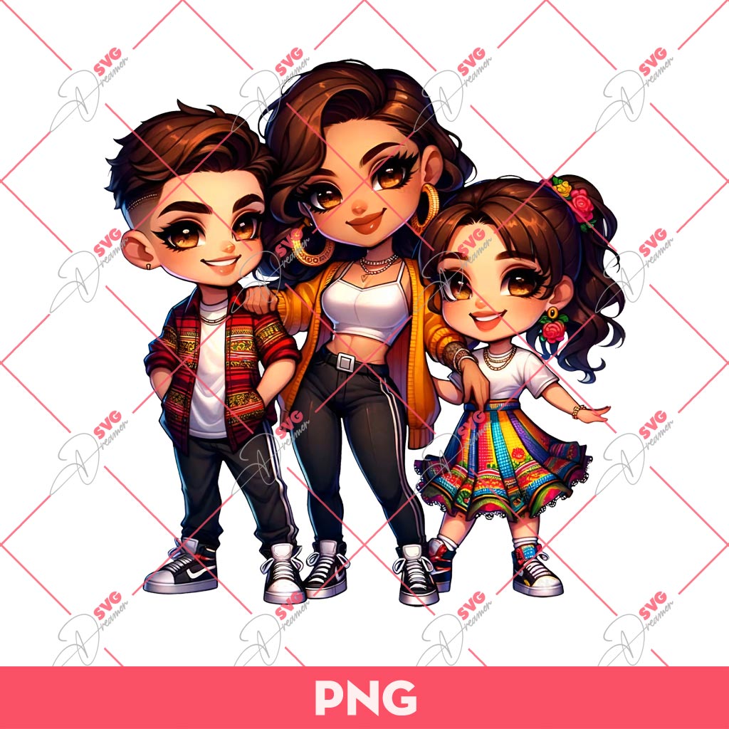 Mama Chingona PNG, Chicana Mom PNG, Mothers Day PNG