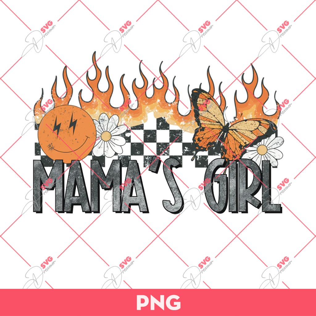 Mama's Girl PNG, Mother's Day PNG