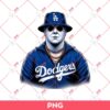 Michael Myers Dodgers PNG, Horror Movie Characters Fan LA Dodgers PNG