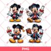 Mickey Mouse Graduation 2024 PNG, Disney Characters Senior PNG Bundle