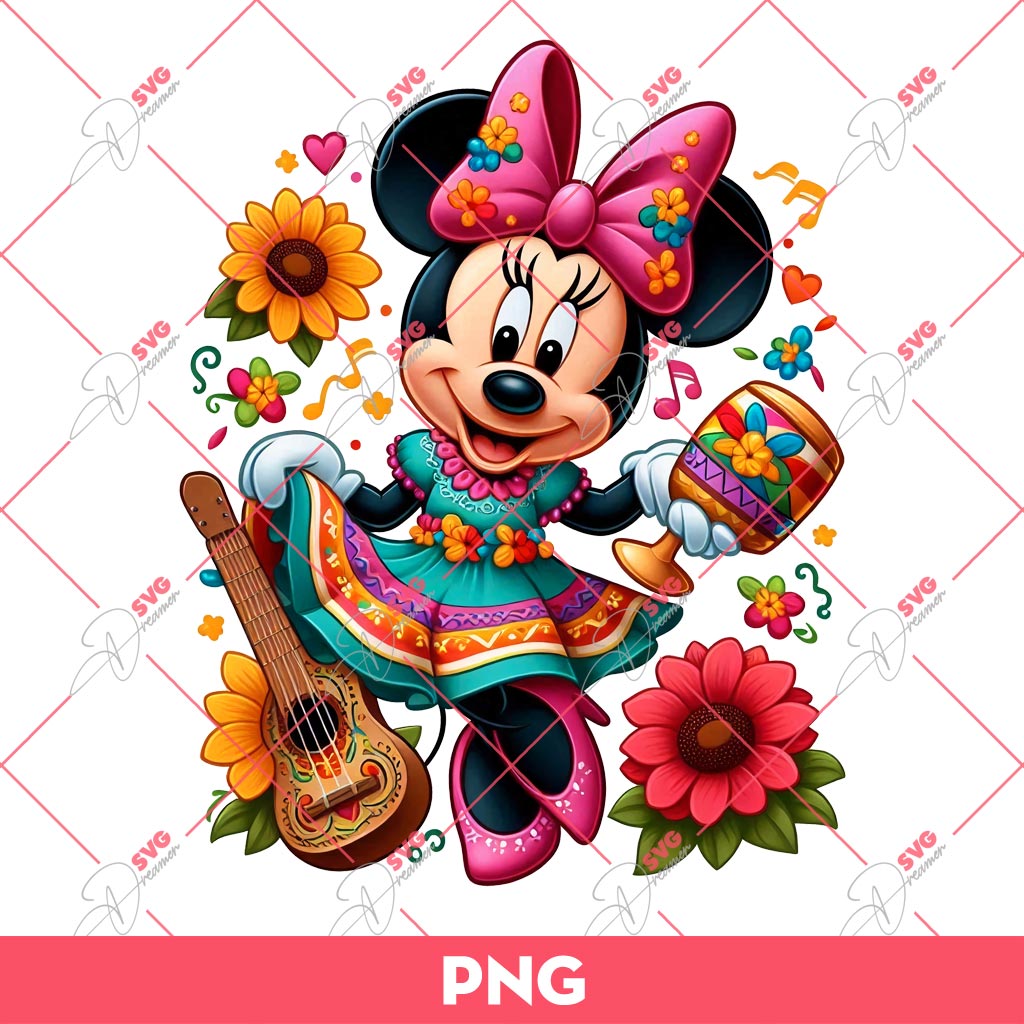 Minnie Mouse Cinco De Mayo PNG, Disney Minnie Mouse PNG, Cinco De Mayo PNG