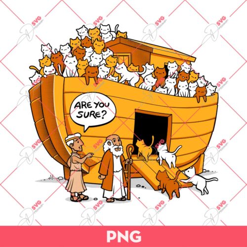 Noah's Ark Cat PNG, Cats PNG, Funny Animals PNG