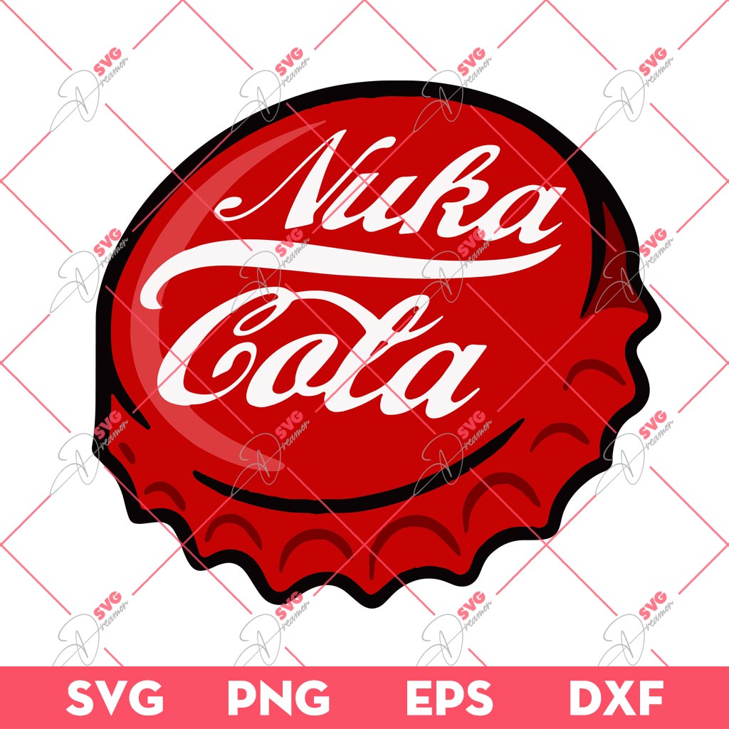 Nuka Cola Cap SVG, Fallout SVG PNG