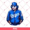 Pennywise Dodgers PNG, Horror Characters Fan Los Angeles Dodgers PNG