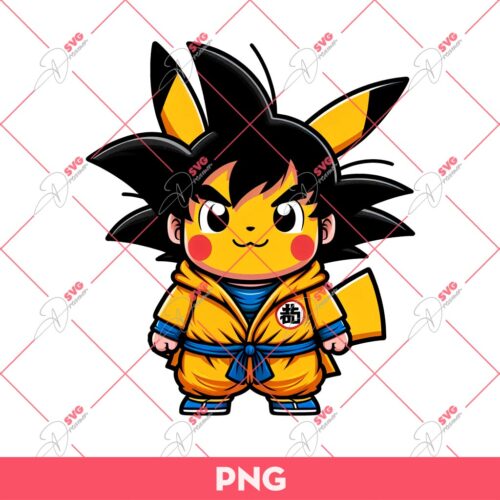 Pikachu Goku PNG, Goku X Pikachu PNG, Goku Pokemon PNG