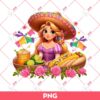Rapunzel Princess Cinco De Mayo PNG, Rapunzel Mexico Festval PNG