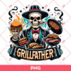 Skeleton Grill Father PNG, Dad Joke Grillfather PNG, Fathers Day PNG