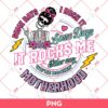 Some Day I Rock It Motherhood PNG, Skeleton Messy Bun Mothers Day PNG