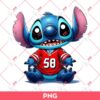 Stitch 49Ers PNG, Stitch San Francisco 49ers NFL Football PNG