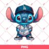 Stitch Dodgers PNG, Stitch Baseball Fan LA Dodgers PNG