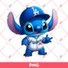 Stitch Dodgers PNG, Stitch Baseball MLB Los Angeles Dodgers PNG