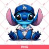 Stitch LA Dodgers PNG, Los Angeles Dodgers MLB Stitch PNG