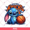 Stitch New York Knicks PNG, Stitch Basketball PNG, Stitch NBA Knicks PNG