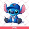 Stitch Toronto Blue Jays PNG, Stitch Baseball PNG, Stitch MLB Blue Jays PNG