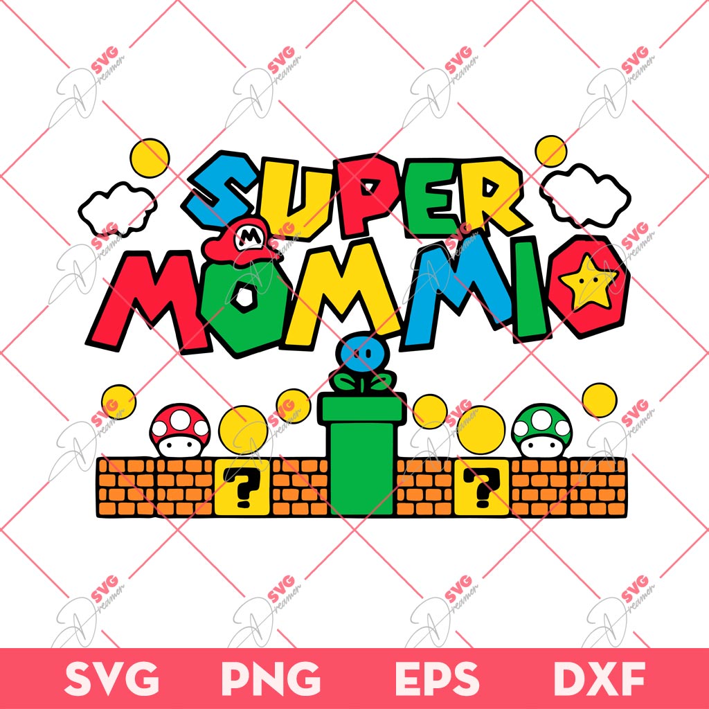 Super Mommio SVG PNG, Mom Game SVG PNG, Mothers Day SVG PNG